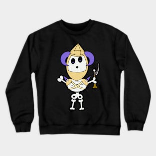 Cute skeletons doodle style Crewneck Sweatshirt